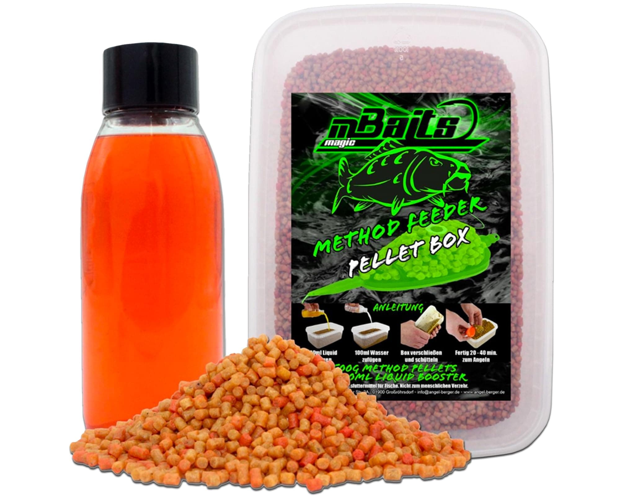 Angel-Berger Magic Baits Method Feeder Pellet Box 🎣🍍
