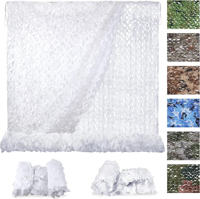 🌿 MIKKUPPA Tarnnetz Camouflage Netz 150D Oxford-Gewebe 3x6m 🌳