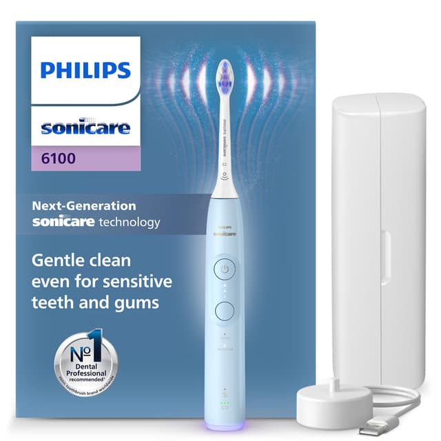 Sonicare 6100 Elektrische Zahnbürste 🦷 Phillips HX7406/02 [Neue Technologie]