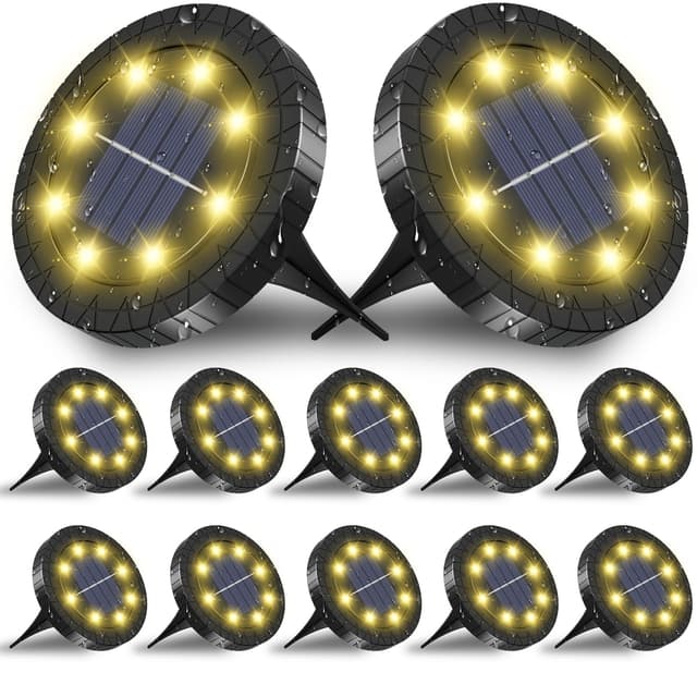FLOWood Solar Bodenleuchte Aussen 12 Stück 🌞🌿