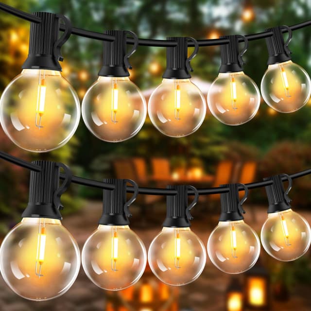 🌟 LED Lichterkette Außen - 15M Wetterfest und Wasserdicht! 🌿💡