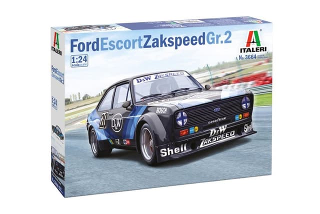 🚗🔧 Italeri 3664S - 1:24 Ford Escort Zakspeed Gr.2 D&W Bausatz