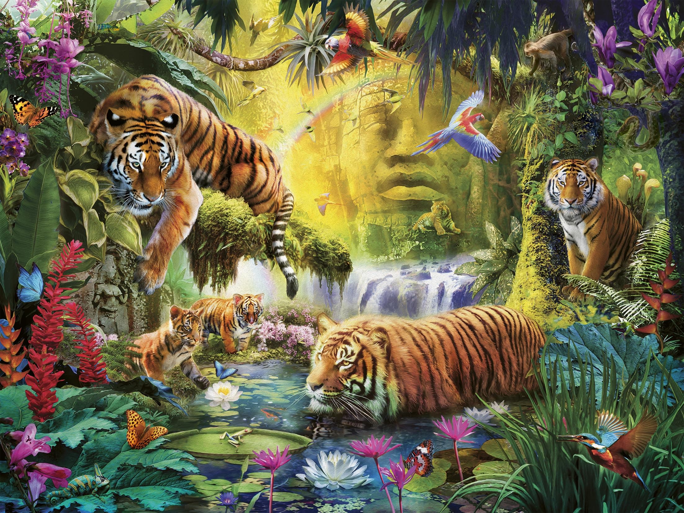 Ravensburger Puzzle 12000696 Idylle am Wasserloch 1.500 Teile 🧩🎨