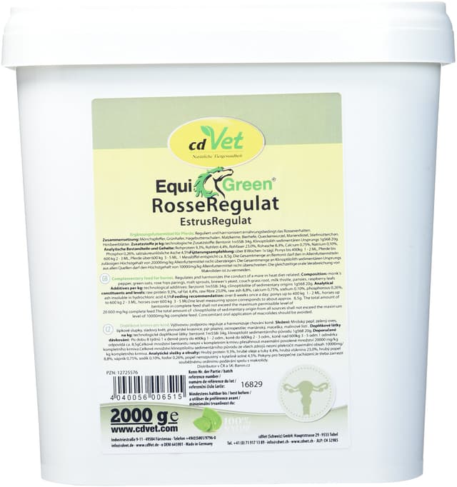 🐴🌿 cdVet EquiGreen RosseRegulat - Nahrungsergänzung für Stuten 🌸
