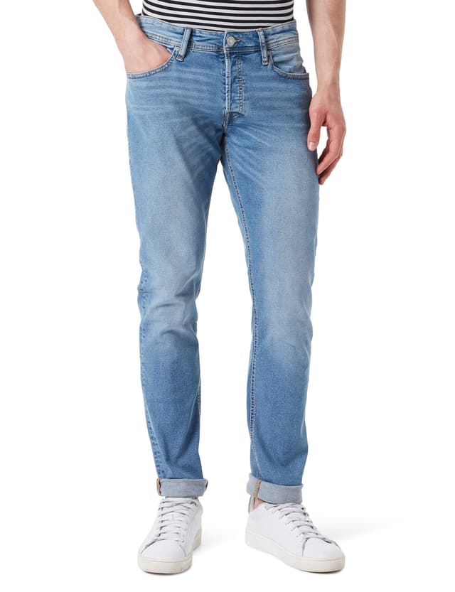 👖 JACK & JONES Herren Slim Fit Jeans JJIGLENN JJORIGINAL SQ 030 NOOS Slim Fit Jeans 34W / 32L Blau Denim | Nur 19.32€