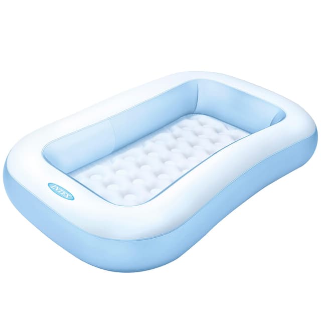 🏊‍♂️🌊 Intex Rectangular Pool - Kinder Aufstellpool - Planschbecken 166x100cm - 25cm - Für 2+ Jahre Einzeln 🌞