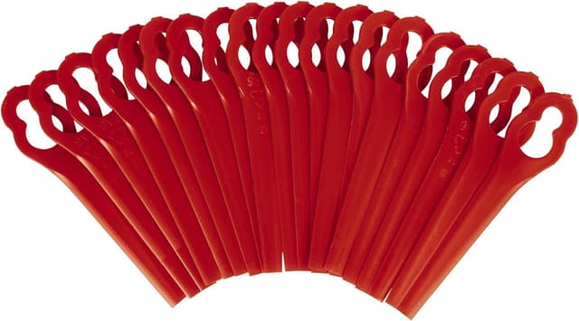 🌿🪒 Original Einhell Ersatzmesser-Set (Rasentrimmer-Zubehör, 20x Kunststoff-Messer)