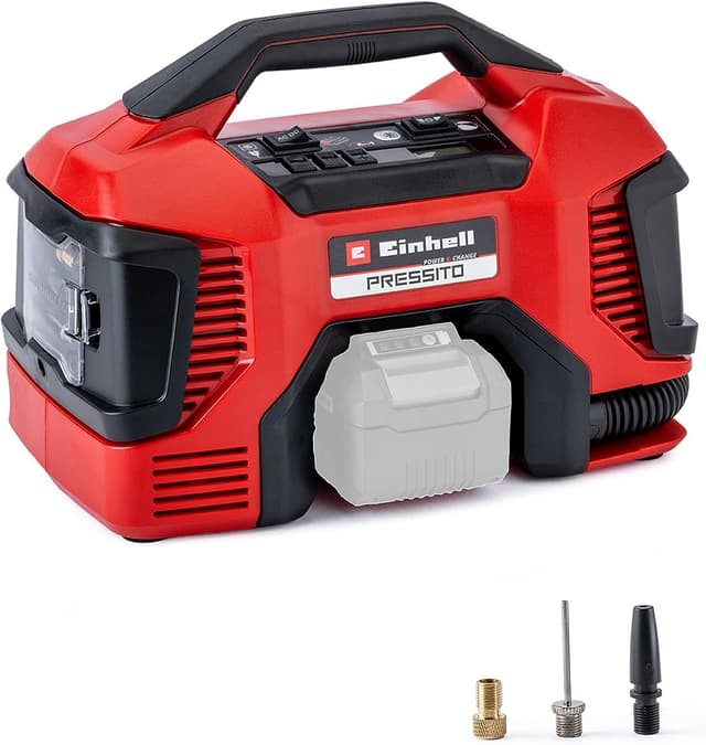 🔵🔋 Einhell Hybrid-Kompressor PRESSITO Power X-Change (18 V) - Angebot!