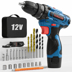🔧🔩 Akkuschrauber Set 12V Bohrschrauber 25Nm Drehmoment Max 🔧🔩 Angebot bei HelloDeals