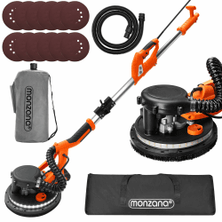🔥 MONZANA® Trockenbauschleifer 750 Watt mit LED-Licht 🔥
