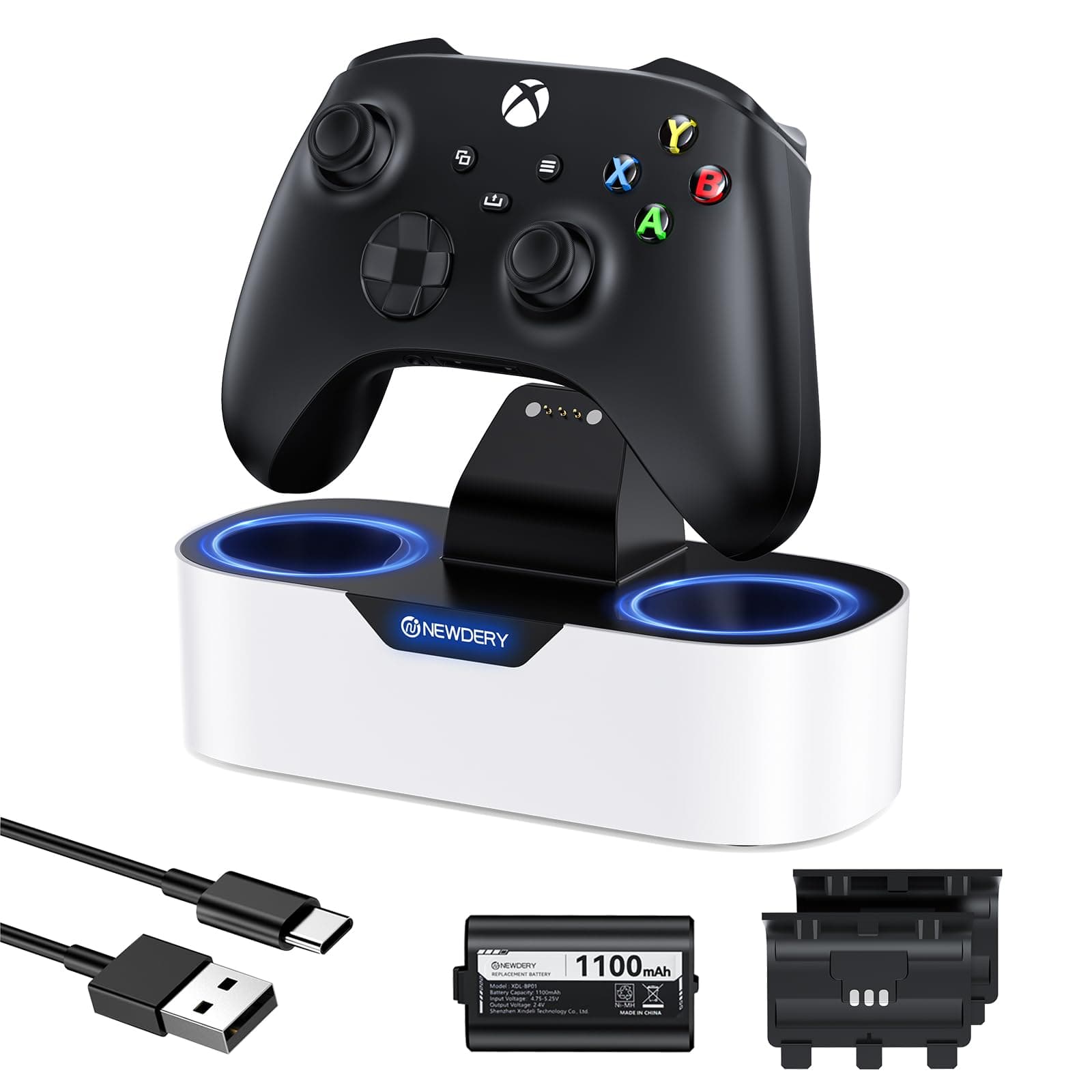 🎮 NEWDERY Solo-Ladestation für Xbox Wireless-Controller | Schnellladestation