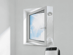🌬️🪟 HOOMEE Fensterabdichtung für Mobile Klimageräte - 400cm - Innovatives Design & Einfache Montage Angebot bei HelloDeals