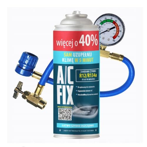 🌬️ Kältemittel Set R134A Ersatzgas + Füllschlauch mit Manometer - 21.99€