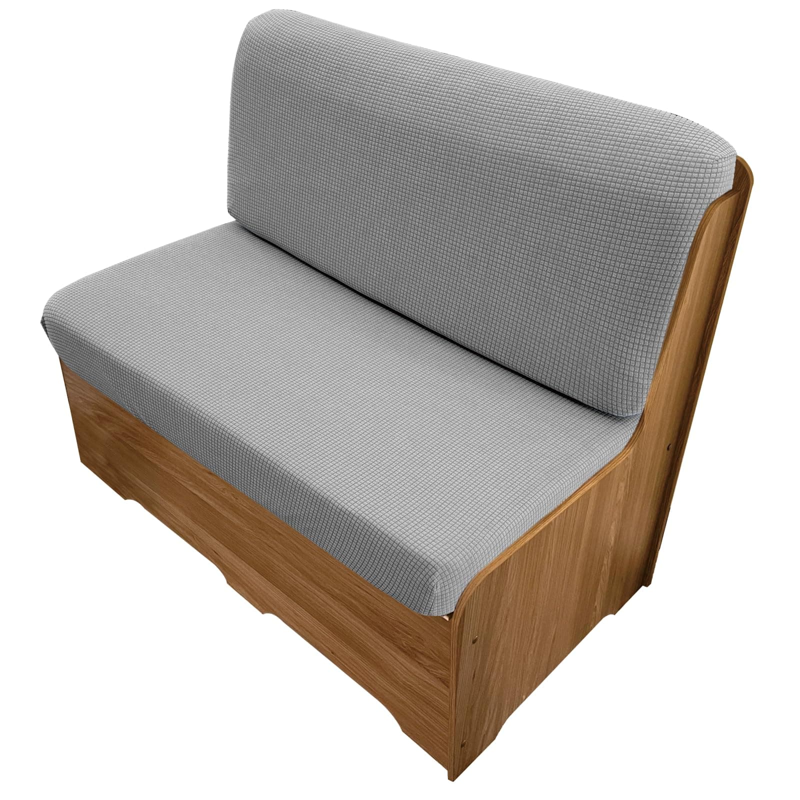 🚍🛋️ SHADEPLUS Wohnwagen Sitzpolster Bezüge Set - Grau 102 x 56 cm, 2 Stück