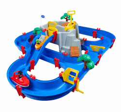 🚤 AquaPlay - Wasserbahn Set Bergsee 🏞️ 42-teilig für Kinder ab 3 Jahren Angebot bei HelloDeals