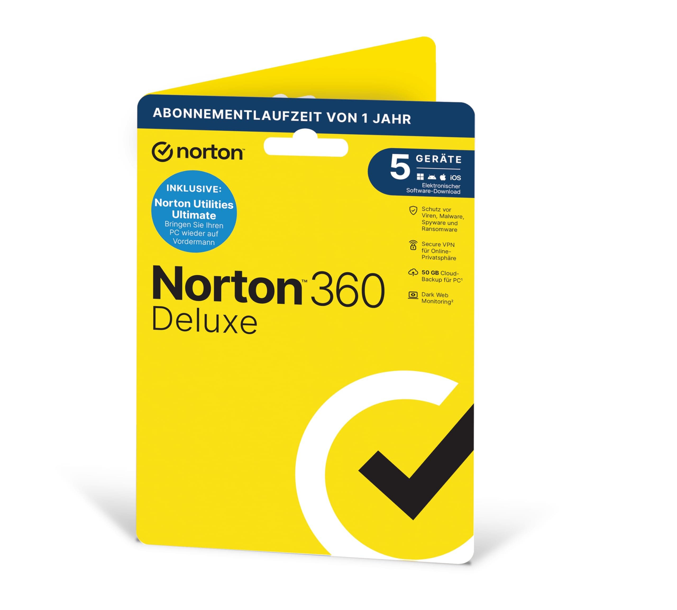 Norton 360 Deluxe inklusive Utilities Ultimate 2025 🚀🔒