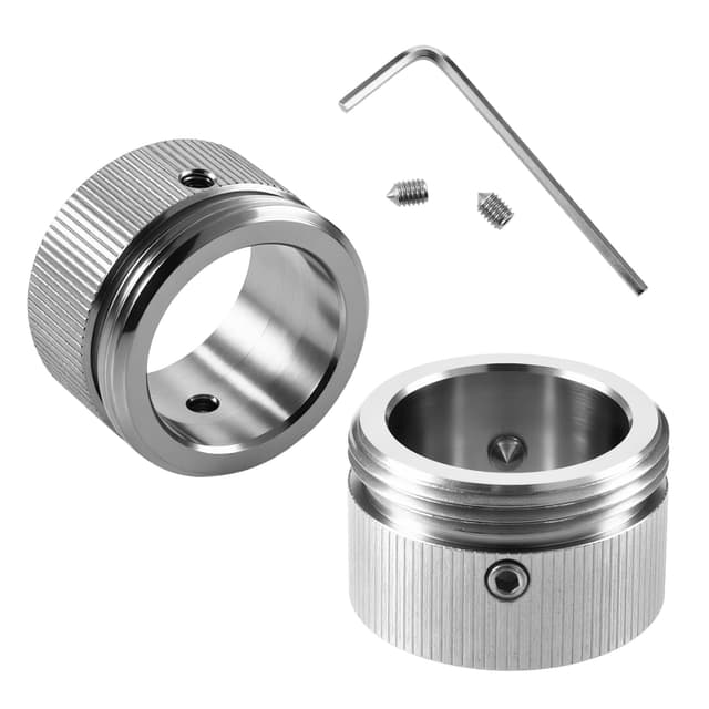 🔥 BUCOMTU 2 Stück Heizkörperventiladapter aus Edelstahl 304 mit Sechskantschlüssel, M30x1,5 🔧