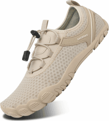 SAGUARO Herren Badeschuhe Damen rutschfeste Sohle Schnell Trocknend Schwimmschuhe 43 EU Kakifarben 🏊‍♂️🏄‍♀️🎣