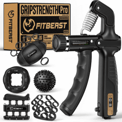 🏋️‍♂️ FitBeast Handtrainer Set – 6-teilig mit einstellbarem Widerstand