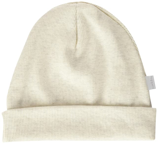 👶🎩 Noppies Unisex Baby U Hat Rib Nevel Verschluss 0-3 Monate RAS1202 Oatmeal -P611 🧸