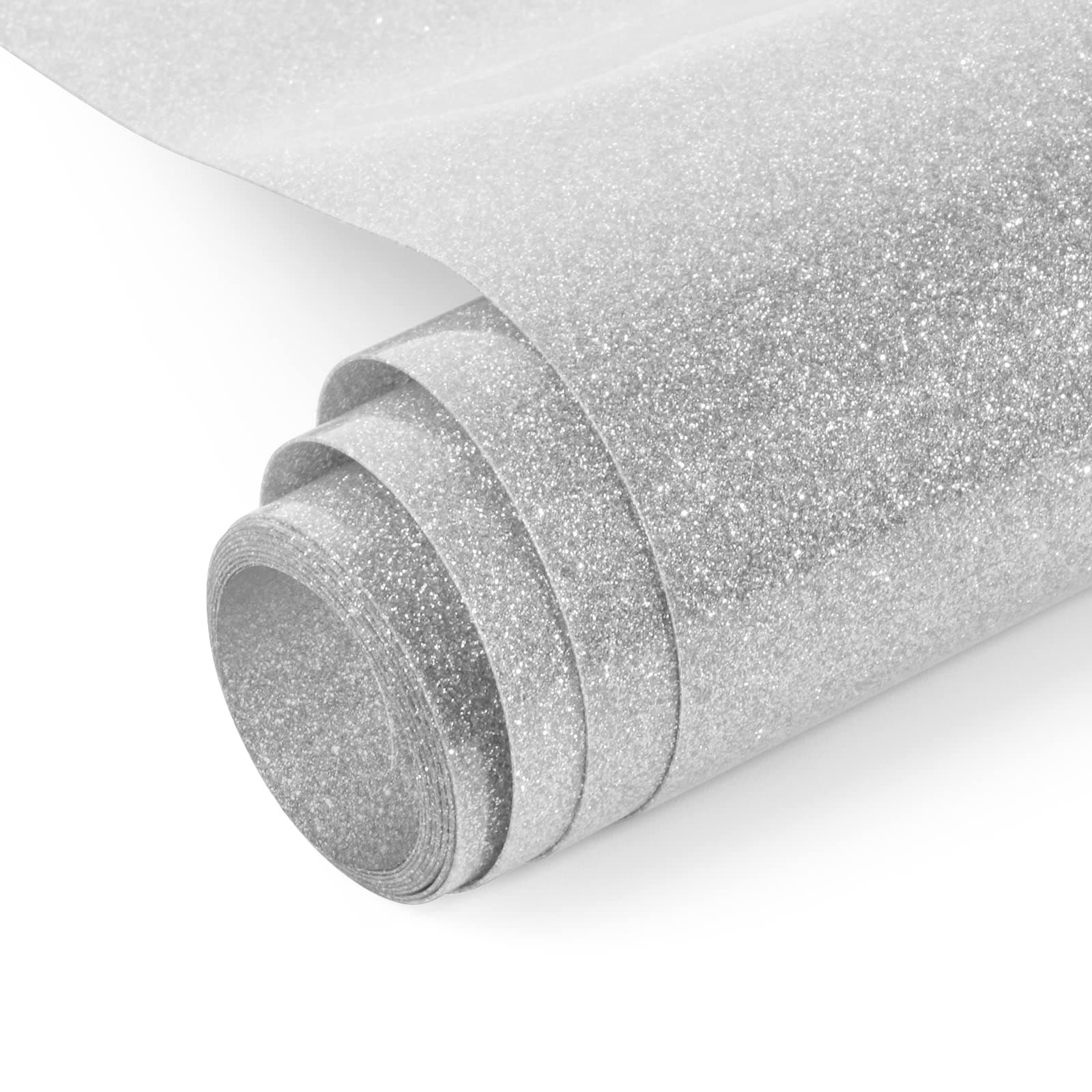 🌟 NANAPLUMS Glitzer Plotterfolie Textil - Heat Transfer Vinyl Transferfolie Plotter Flexfolie