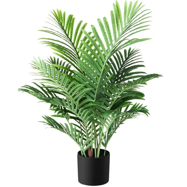 Fopamtri Kunstpflanzen Groß Areca Kunstpalme 90 cm 🌿