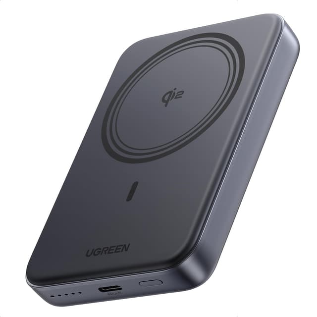 UGREEN Nexode Qi2 Wireless Powerbank 10000mAh mit Magsafe 15W & 20W USB-C-Schnellladefunktion