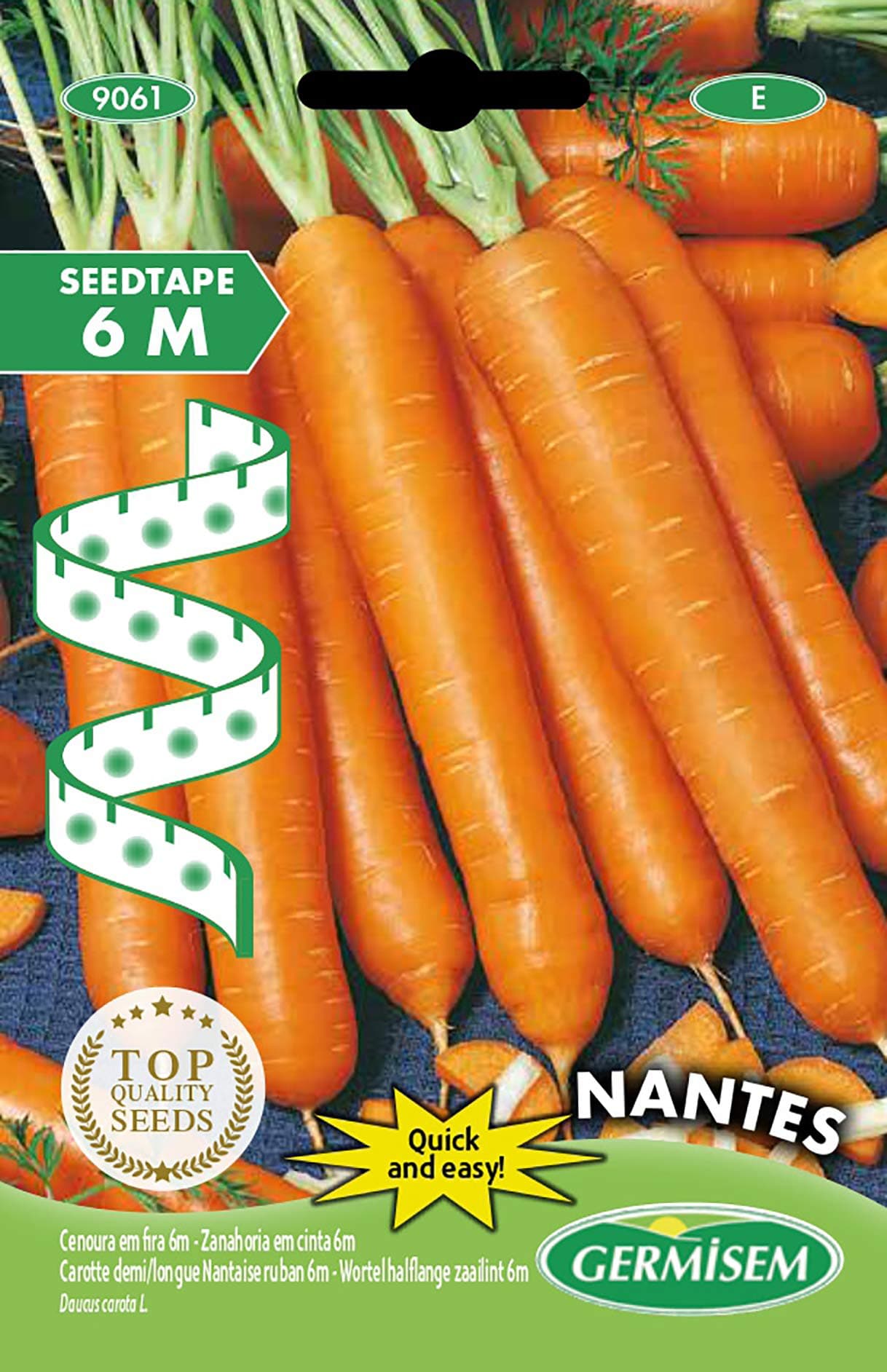 🥕🛍️ Sonderangebot: Germisem Saatband Möhren FLAKKEE 6m EC9061 mehrfarbig!
