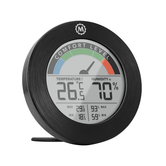 🏃‍♂️🌡️ Marathon Austin-Thermometer und Hygrometer: Kabellos für Innentemperatur und Luftfeuchtigkeit