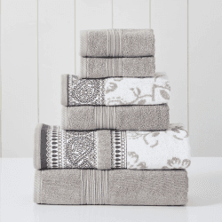 Modern Threads 6-teiliges Handtuch-Set 🛁🌟