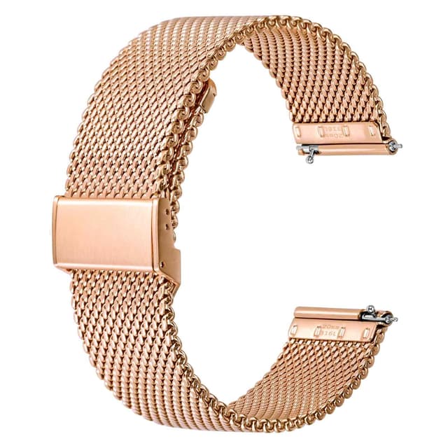 🌟 BISONSTRAP 316L Edelstahl Mesh Uhrenarmband für Damen und Herren 🌟