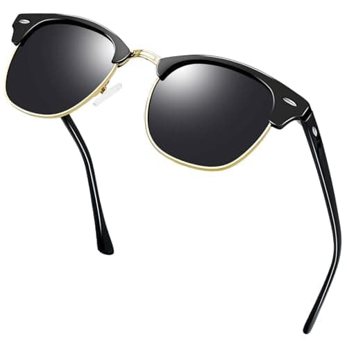 Klassische Retro Polarisierte Halbrahmen Sonnenbrille 🕶️🌞