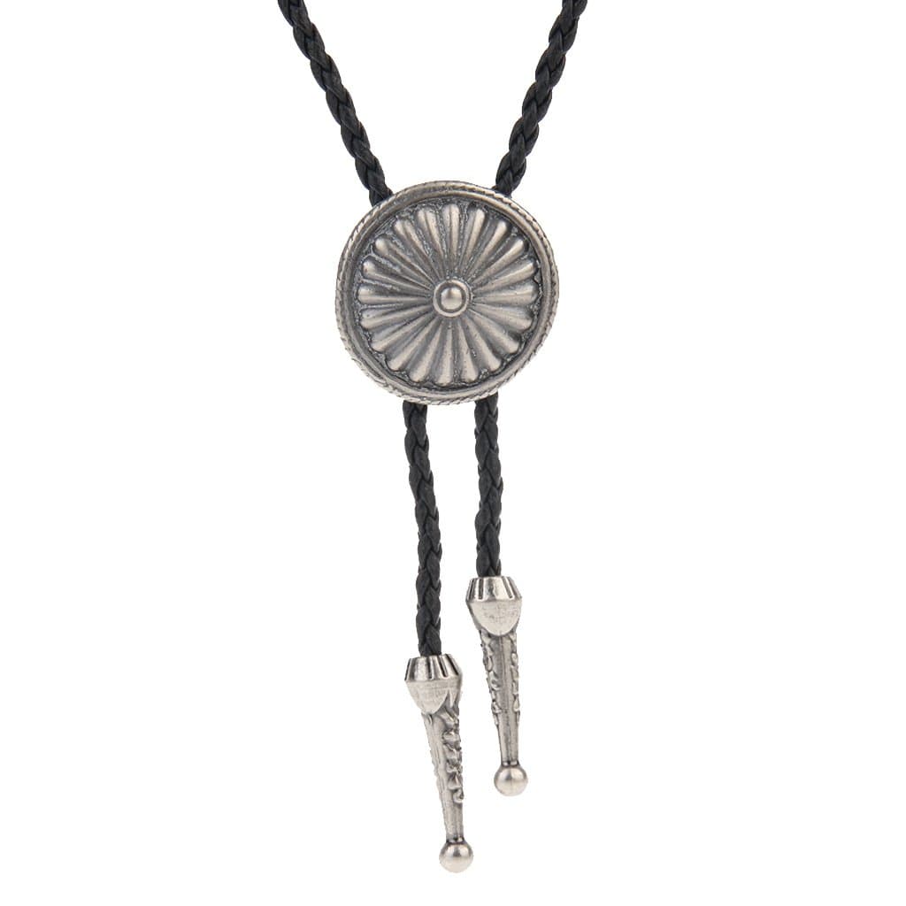 🤠🌵 COOLLA Bolo Tie - Handgemachter Western Cowboy Anhänger Schwarz Türkis für Frauen, Männer Silber 🌟👔