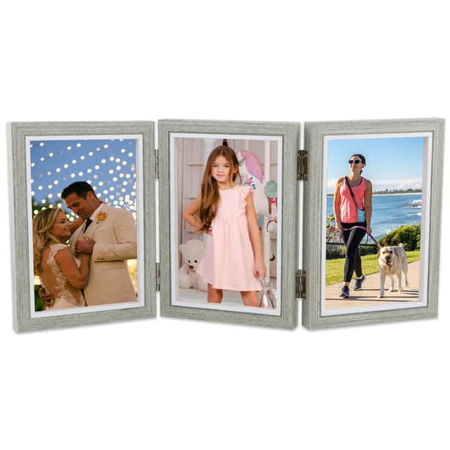 🖼️🌟 EHUIHUAN Bilderrahmen 3 Bilder - Holz Collage Fotorahmen für Büro & Familie! 🌈