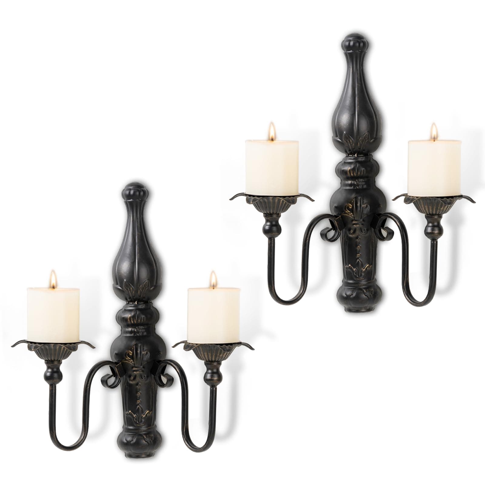 Vintage Kerzenhalter Wanddekoration 🕯️🌟