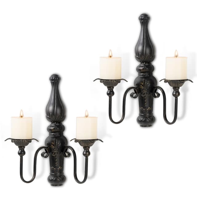 Vintage Kerzenhalter Wanddekoration 🕯️🌟