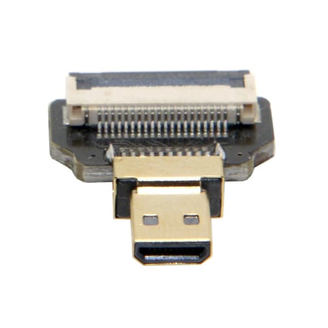 🔌📷 Chenyang CY Micro HDMI Typ D Stecker Standard Straight Plug für FPV HDTV Multicopter Antenne Fotografie Schwarz