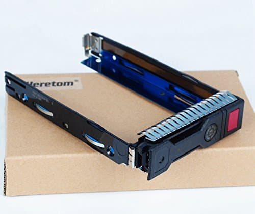 Heretom 3,5-Zoll LFF SAS/SATA HDD Tray Caddy 651314-001 651320-001 Festplatten Rahmen Für HP ProLiant G8 G9 DL160 DL560/DL385 ML350e ML310e SL250s DL380p DL388 DL360 DL360p 3.5 inch 1pack 🚀