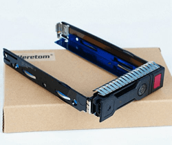Heretom 3,5-Zoll LFF SAS/SATA HDD Tray Caddy 651314-001 651320-001 Festplatten Rahmen Für HP ProLiant G8 G9 DL160 DL560/DL385 ML350e ML310e SL250s DL380p DL388 DL360 DL360p 3.5 inch 1pack 🚀