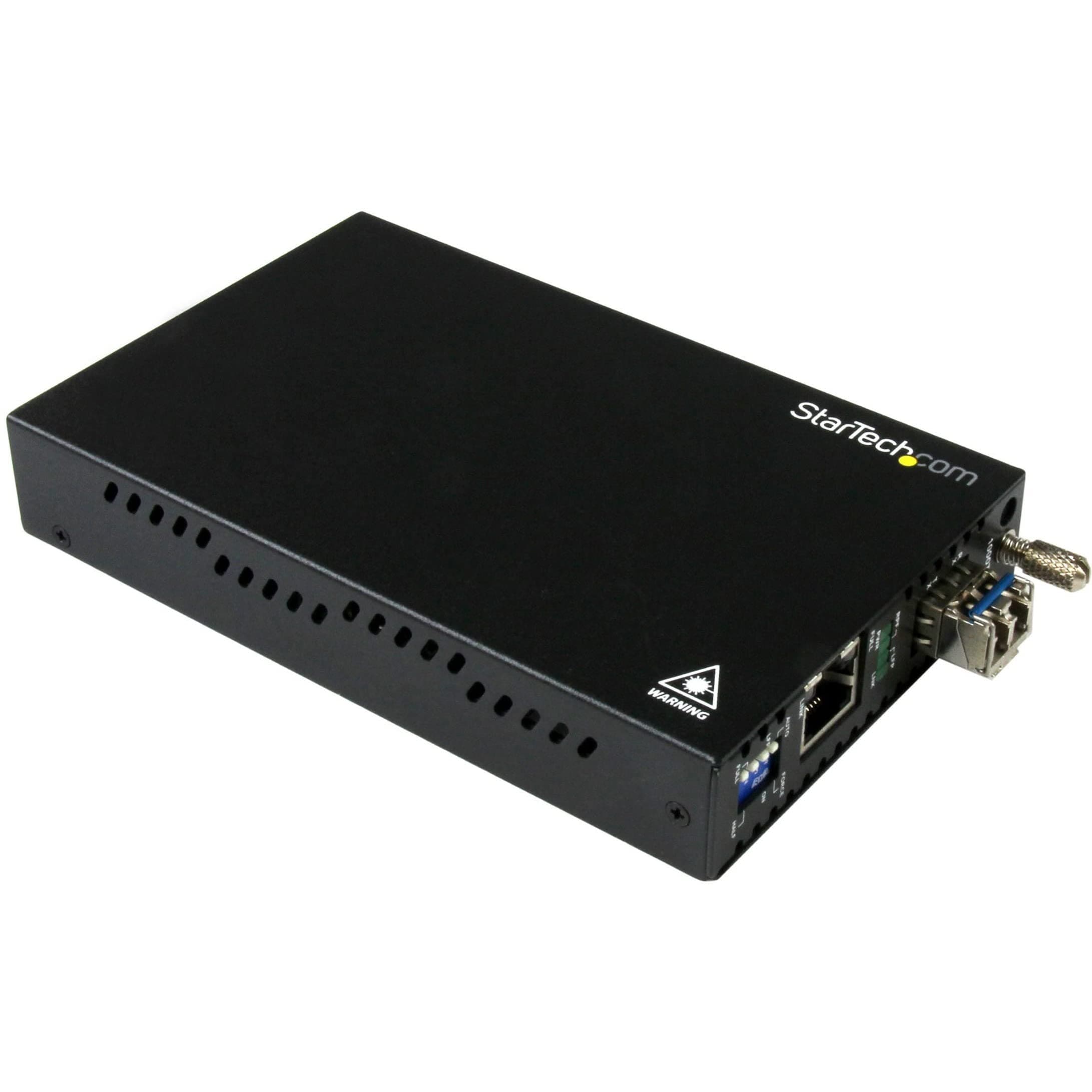 StarTech.com Gigabit Ethernet Kupfer auf LWL Medienkonverter, SM LC, 10 Km 🌐