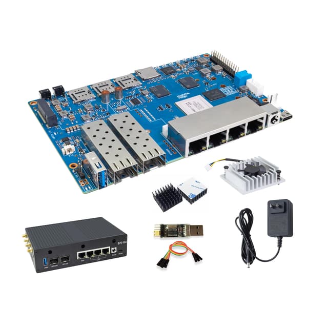 🍌🔝 Banana Pi BPI-R4 WiFi 7 Wireless Dual-Band Router Board OpenWRT mit MediaTek MT7988A SoC