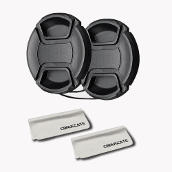 📸 2 Stück 67mm Objektivdeckel und Reinigungstücher Deal