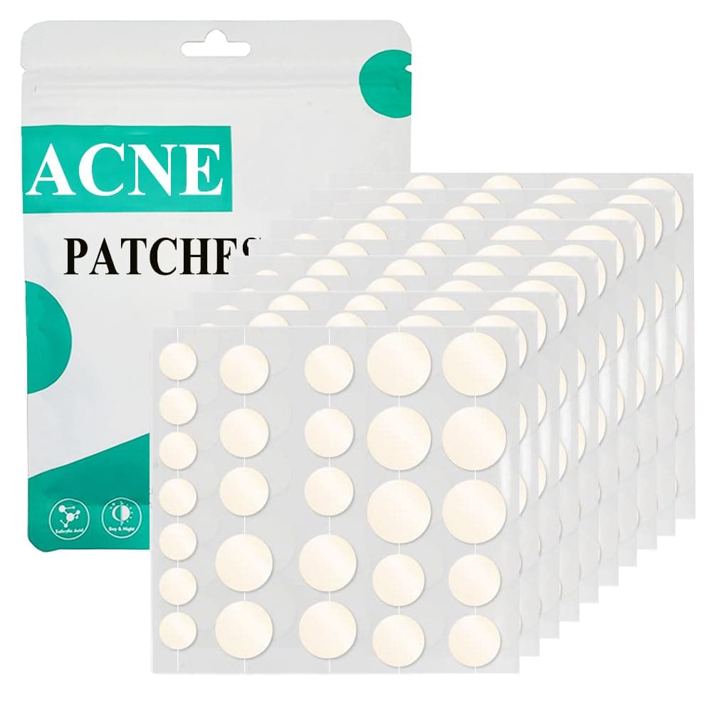 Zemolo 300 Stück Pickel Patch 💥 Unsichtbare Hydrokolloid Akne Pimple Patch 🌟 Tag & Nacht Akne Pflaster 👌 Wasserdicht & Atmungsaktiv 🌿 Absorptions Acne Patches