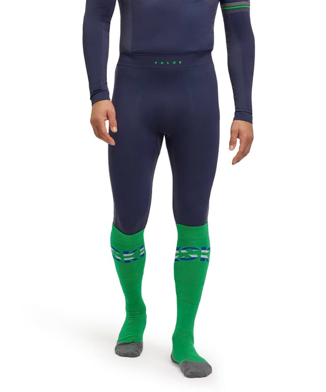 🔥 FALKE Herren Maximum Warm 3/4 Funktionsunterhose S - Blau Space Blue 6116 🔥