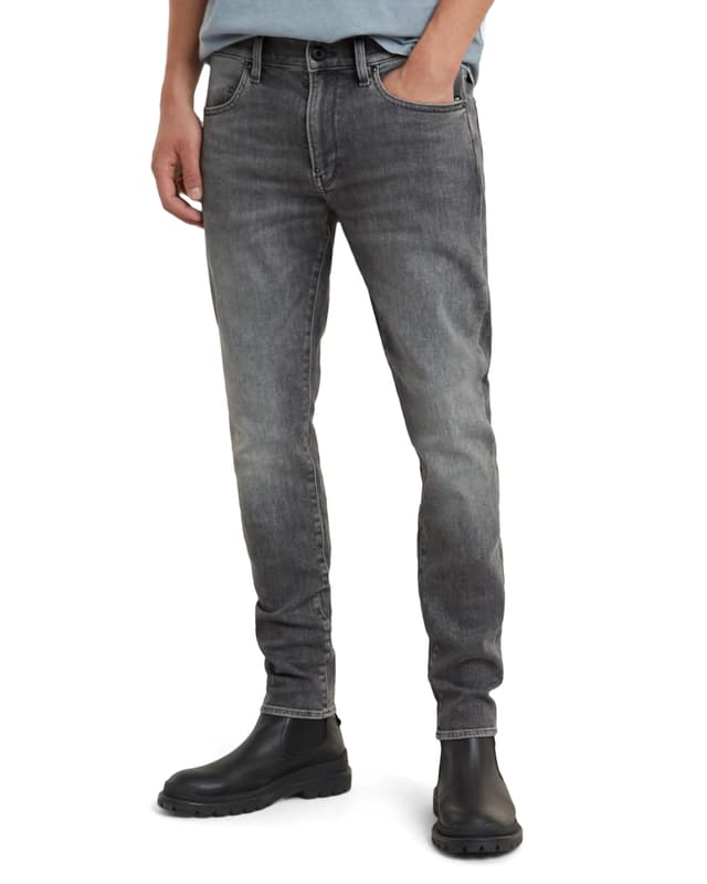 👖🔥 G-STAR Herren Revend FWD Skinny Jeans 29W / 34L Grau (Faded Grey Neblina D20071-d535-g324) - 58% Rabatt!