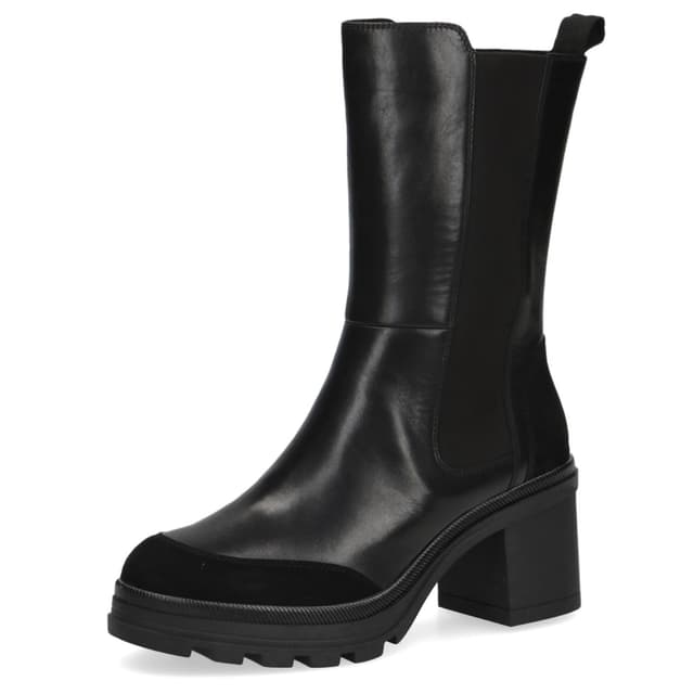 👠 CAPRICE Stiefelette 9-25400-41 G-Weite 37 EU Black Comb 👠