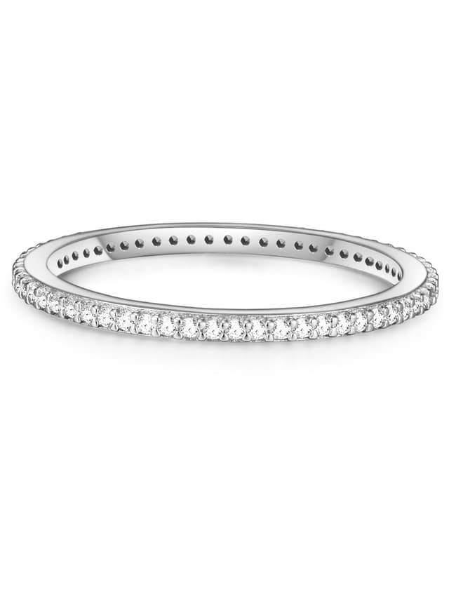 🌟 Glanzstücke München Damen-Ring - Memory Ring Stapel-Ring filigran 49 🌟