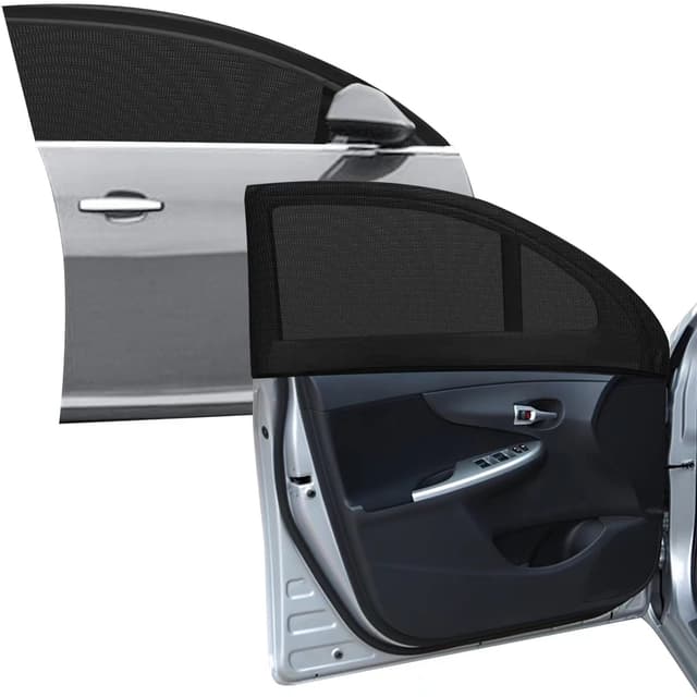 🚗🌞 2-Stück Autofenster-Bildschirm für Frontfenster - Auto Sonnenschutz