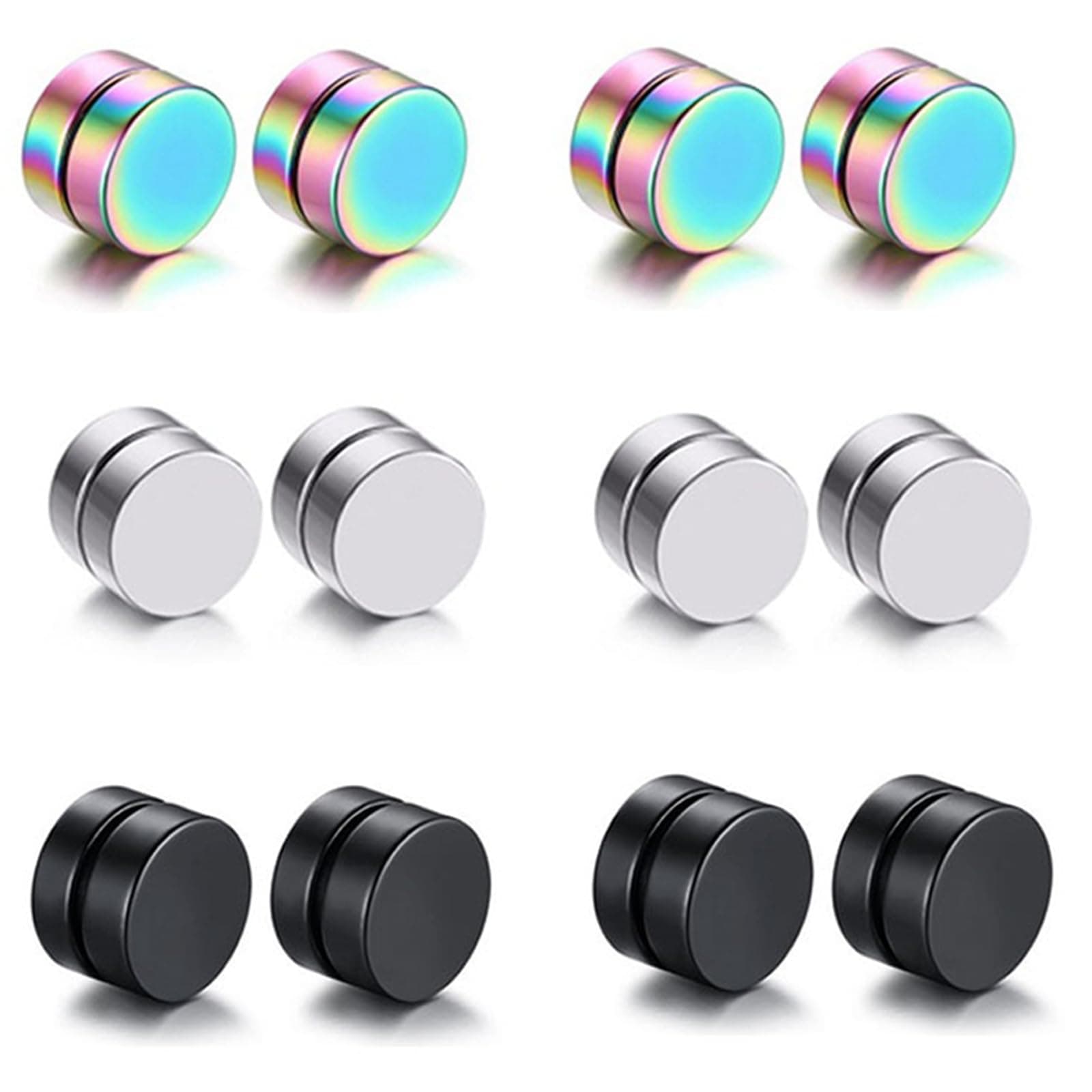 Angebot: 6 Paare 6mm Magnet Ohrringe 😍