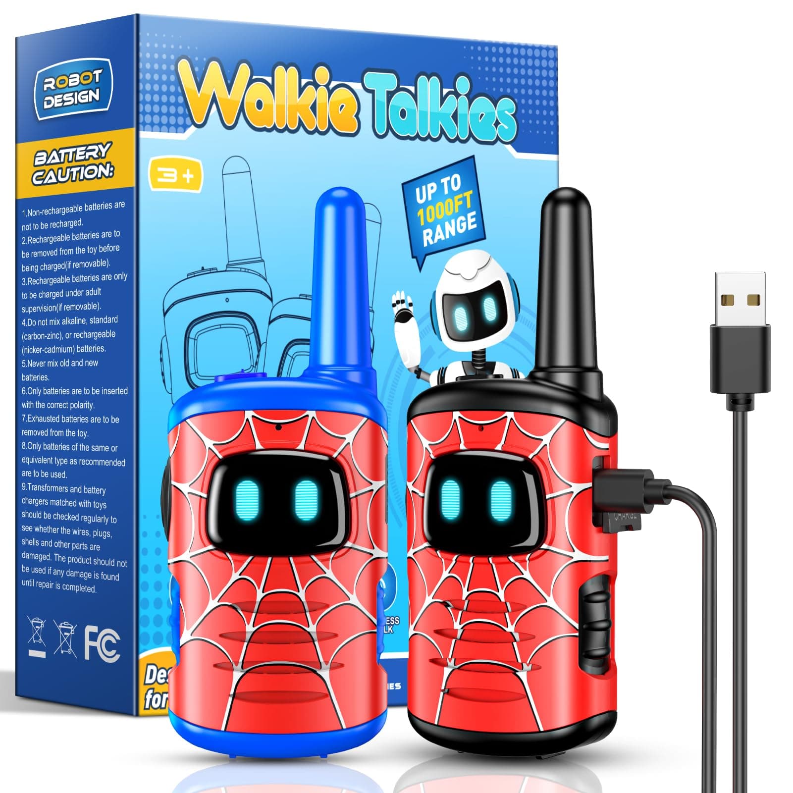 🎁Toyokid Walkie Talkie für Kinder 3-10 Jahre🎉